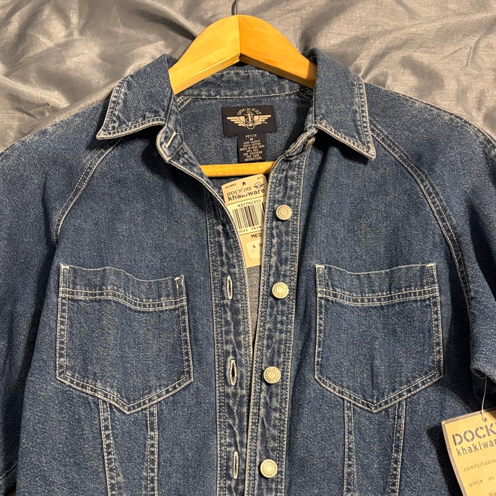 Dockers Women's Classic Indigo Jean Shirt